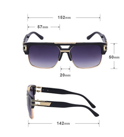 Men's Sunglasses Driving Large Frame Retro