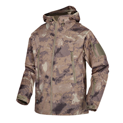 Autumn And Winter Men's Outdoor Camouflage Clothing Soft Shell Jacket
