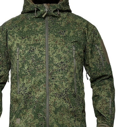 Autumn And Winter Men's Outdoor Camouflage Clothing Soft Shell Jacket