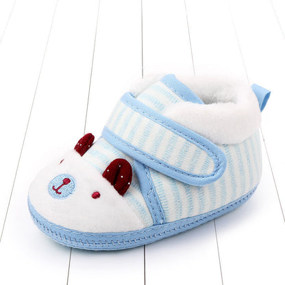 Newborn cotton baby shoes with soft soles