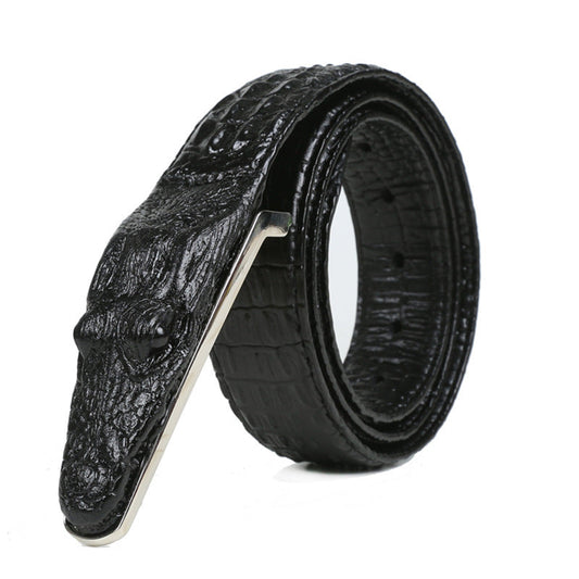 Men's leather belt