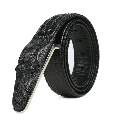 Men's leather belt