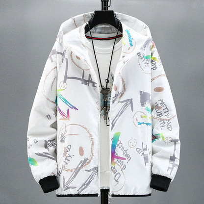 Trendy Colorful Handsome Student Fashion Brand Jacket