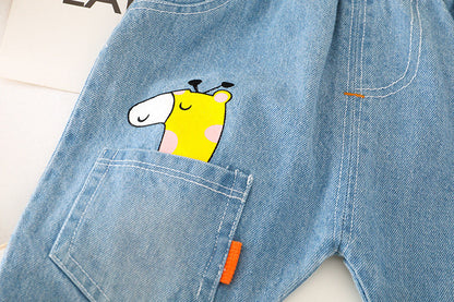 Two-piece Check cCotton Shirt For Kids