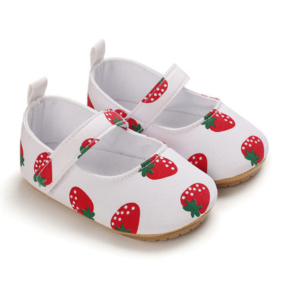 Baby Toddler Shoes Soft Rubber Sole Indoor Soft Sole Princess Shoes