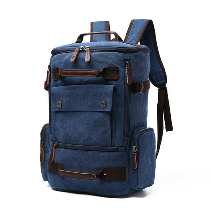 Canvas shoulder casual backpack