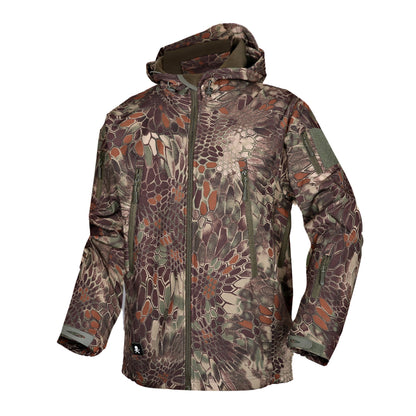 Autumn And Winter Men's Outdoor Camouflage Clothing Soft Shell Jacket