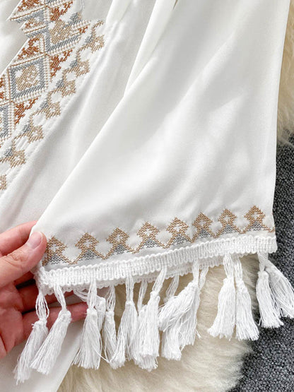 Women's Large Size Loose Ethnic Style Sun Protection Clothing