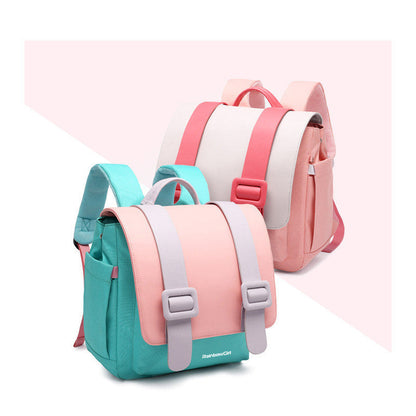 New Popular Campus School Bags Children Candy Color Backpacks