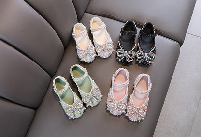 Bow Baby Princess Children's Single-layer Shoes