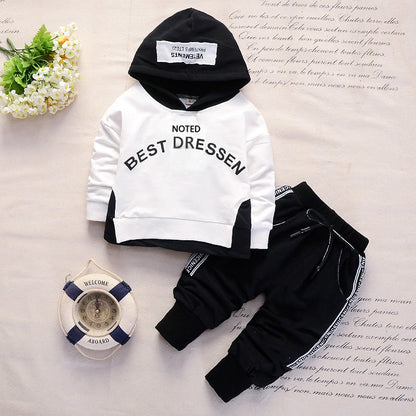 New Spring And Autumn Long-sleeved Hoodie Sweater Trousers Two-piece Set