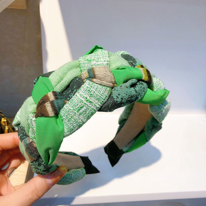 Hand-woven Braid Retro Simple Wide Headband