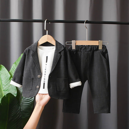 Boy's Suit Two Pieces Children Clothes Spring And Autumn