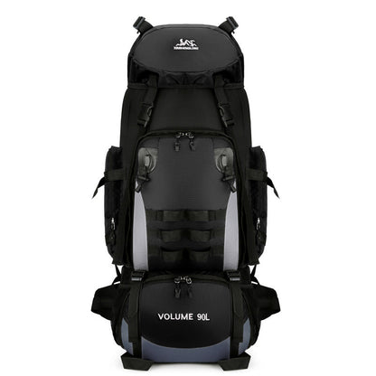 90L Large Capacity Outdoor Travel Backpack For Men, Waterproof And Durable Hiking Bag, Cotton Quilt, Luggage, Work Backpack