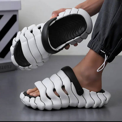 Men Sandals Genuine Leather Mens Casual Shoes Outdoor Men Leather Sandals for Men Beach Shoes Roman mens Shoes