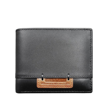 Short Cowhide Men's Wallet Fashion