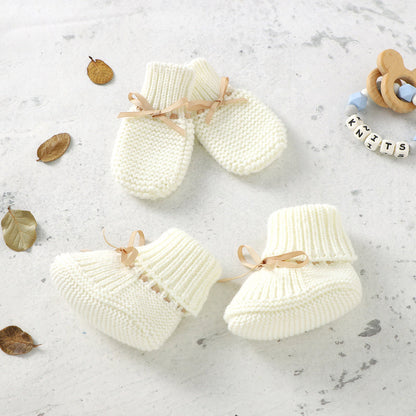 Baby Shoes Glove Set Knitted Newborn