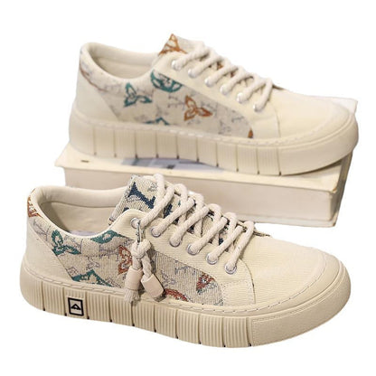 Trendy Wild Four Seasons Canvas Sneakers