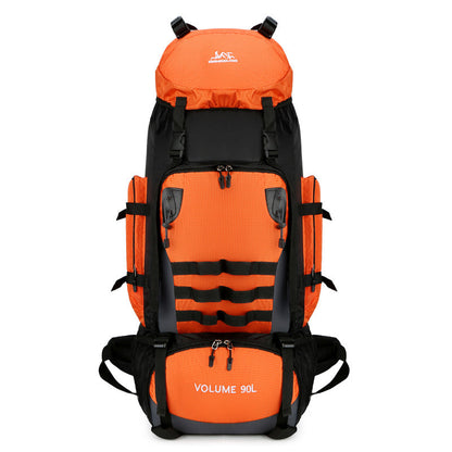 90L Large Capacity Outdoor Travel Backpack For Men, Waterproof And Durable Hiking Bag, Cotton Quilt, Luggage, Work Backpack