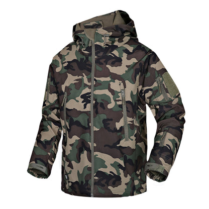 Autumn And Winter Men's Outdoor Camouflage Clothing Soft Shell Jacket