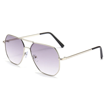 Fashion Personality Double Beam Sunglasses Men's Retro