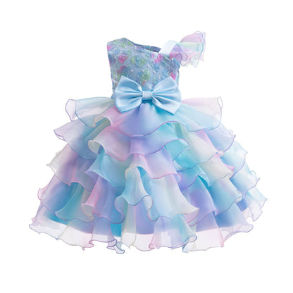Girls' Bowknot Pettiskirt High-end