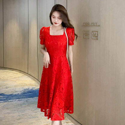 Plus Size Fairy Lace Dress Women