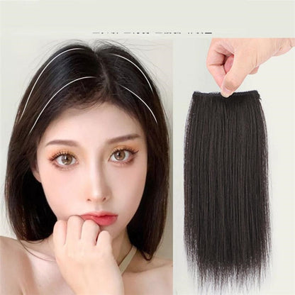Wig piece hair root fluffy pad hair piece on both sides thickening hair volume invisible hair extension one-piece head hair