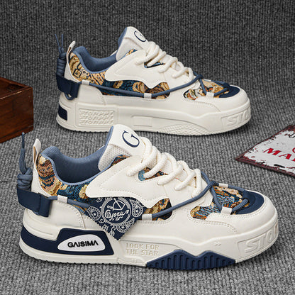 New Men's Versatile Casual Shoes Thick-soled Non-slip