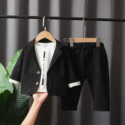 Boy's Suit Two Pieces Children Clothes Spring And Autumn