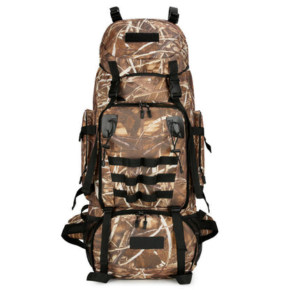 90L Large Capacity Outdoor Travel Backpack For Men, Waterproof And Durable Hiking Bag, Cotton Quilt, Luggage, Work Backpack