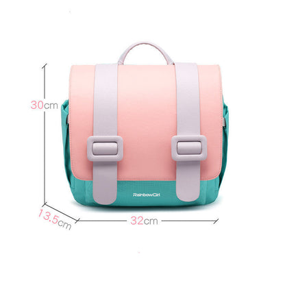 New Popular Campus School Bags Children Candy Color Backpacks