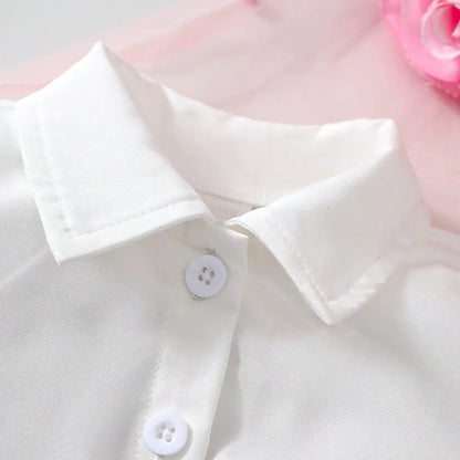 Short-sleeved cute baby children dress