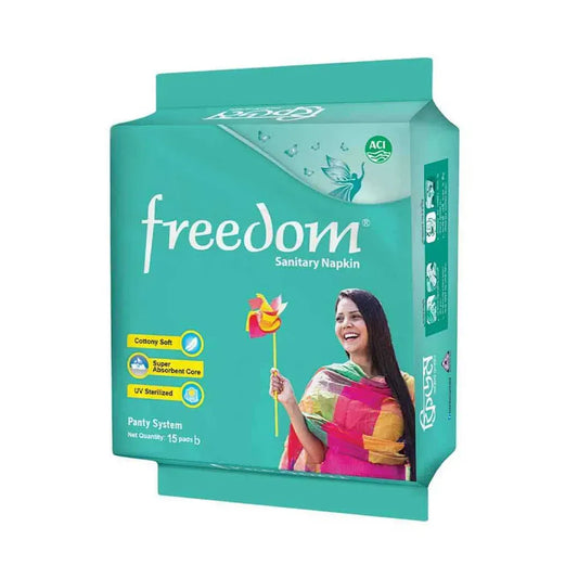 A4 Freedom Panty System Sanitary Napkin 15 pads