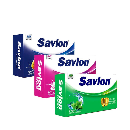 ACI Savlon Soap Mix Variant (Mild, Fresh & Antiseptics) 125 gm