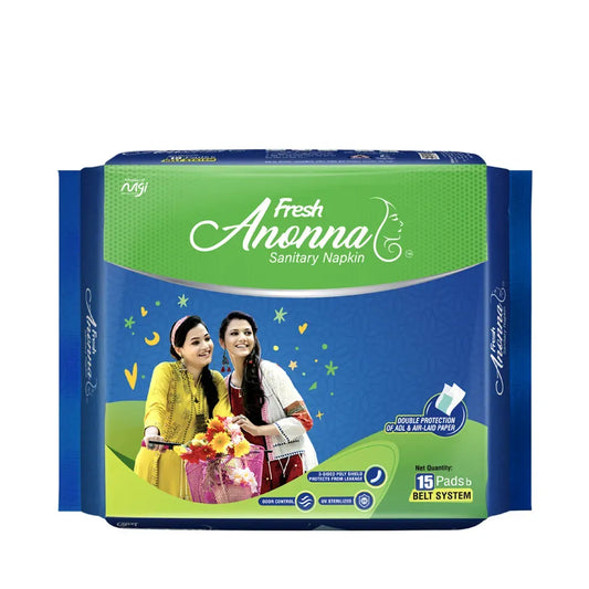 C17 Fresh Anonna Sanitary Napkin Belt system 15 pads