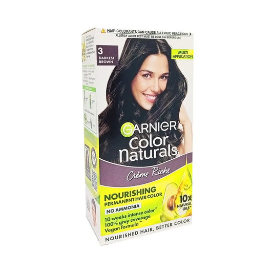 Garnier Color Naturals Cream 3 Darkest Brown