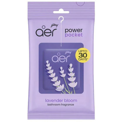 Godrej Aer Power Pocket Bathroom Fragrance Lavender Bloom