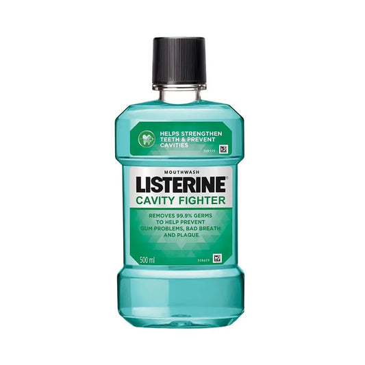 Listerine Cavity Fighter Liquid Mouthwash