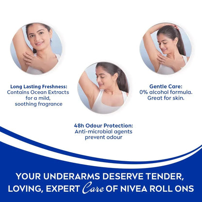 Nivea Female Roll On Fresh Natural Deodorant
