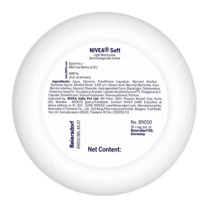 Nivea Soft Light Moisturiser Cream