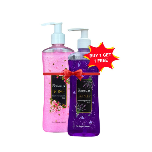 The Dermalix Lavender Shower Gel (Free Rose Shower Gel 250 ml)