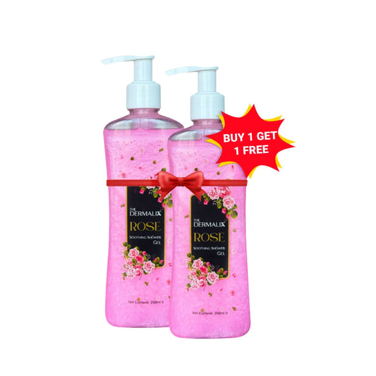 The Dermalix Rose Shower Gel 250 ml (Buy 1 Get 1 Free)