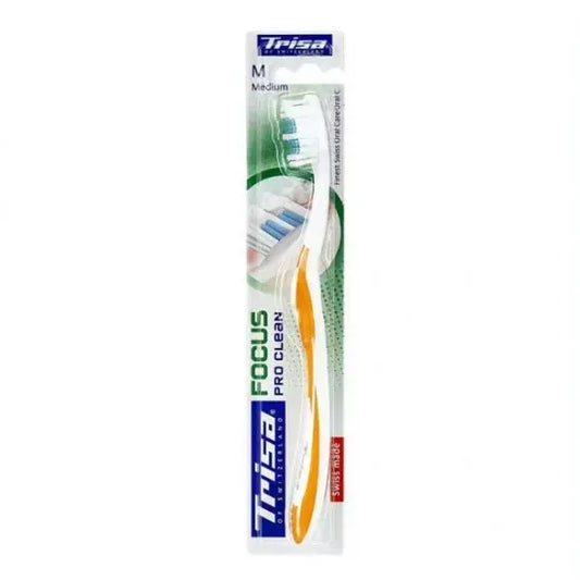 Trisa Tooth Brush Focus Pro Clean Medium (Assorted colour)