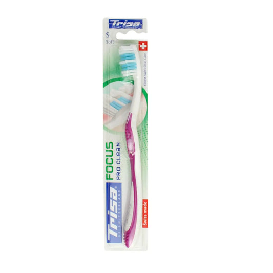 Trisa Tooth Brush Focus Pro Clean Soft (Assorted colour)