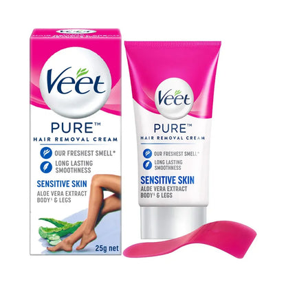 Veet Pure Hair Removal Cream Sensitive Skin With Aloe Vera Extract